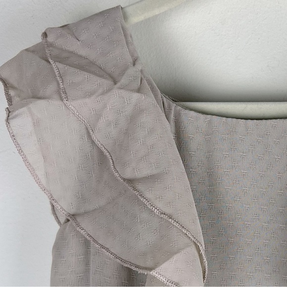 Joyfolie | Cottagecore Photo Shoot Tiered Maxi Sylviane Dress in Light Taupe | 5 - Picture 9 of 15